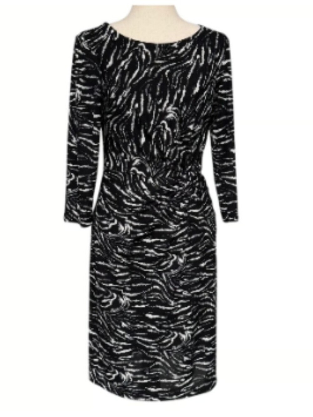 Kenneth Cole from Nordstrom's NWT Black & White Zebra Faux Wrap Dress Size PXS